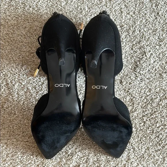 Aldo Black Heels with Stylish Design and Comfortable Fit - Picture 4 of 6
